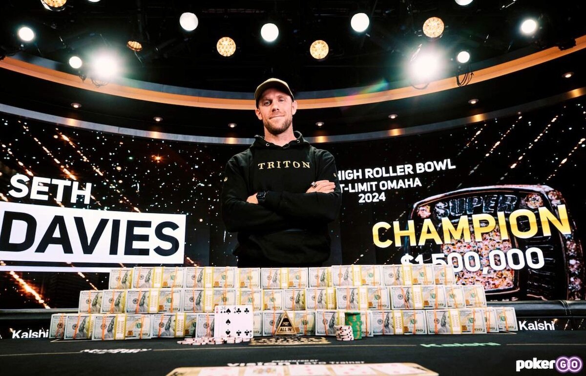 PLO Super High Roller Bowl Won for .5m by Seth Davies in Las Vegas